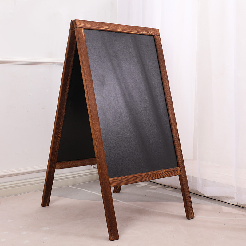 Double-Sided Wood A-Frame Sign